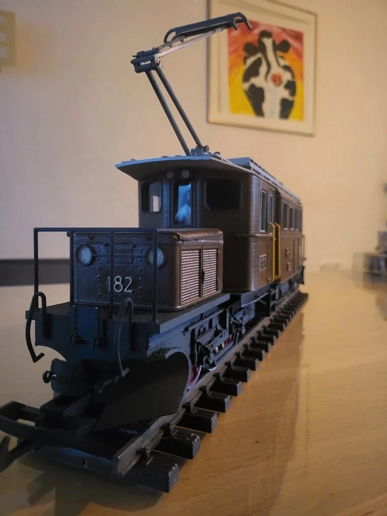 RhB Bernina Crocodile 3D Printed Model Kit